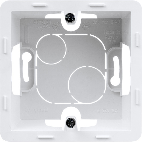 LEGRAND INSPIRIA коробка накладного монтажа 1 пост белый (673980)