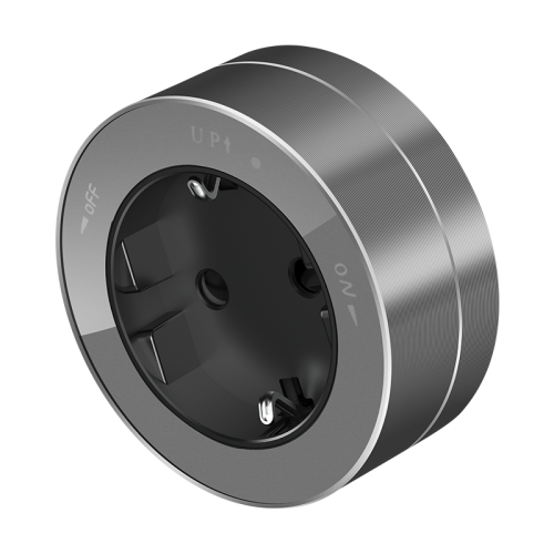 Systeme Electric MultiTrack Розетка 2К+З круглая 16А/250В Графит