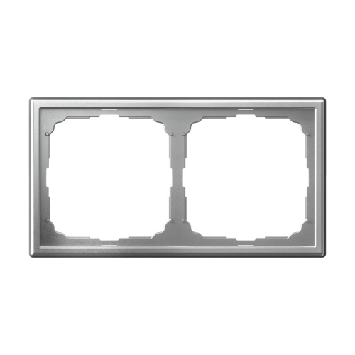 Systeme Electric ARTGALLERY 2-постовая РАМКА, универсальная, АЛЮМИНИЙ