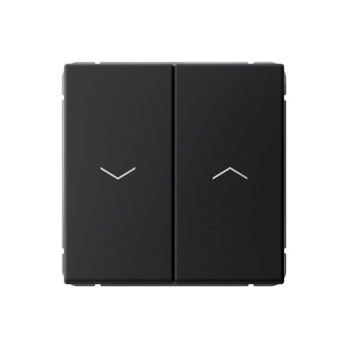 Systeme Electric ARTGALLERY 2-клавишный ВЫКЛЮЧАТЕЛЬ ДЛЯ ЖАЛЮЗИ, 2х сх.4, 10А, механизм, КАРБОН