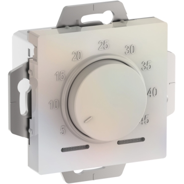 Systeme (Schneider) Electric ATLASDESIGN ТЕРМОСТАТ электронный теплого пола с датчиком, 10A, механизм, ЖЕМЧУГ