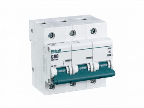 Schneider electric DEKraft Авт. выкл. 3Р 80А х-ка С ВА-201 10кА