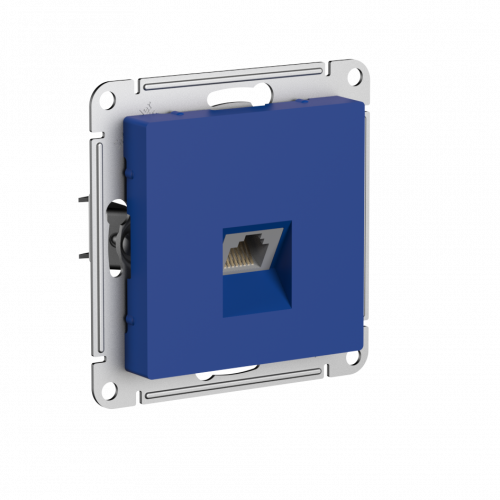 Systeme (Schneider) Electric ATLASDESIGN РОЗЕТКА компьютерная RJ45, кат. 5Е, механизм, АКВАМАРИН ATN001183