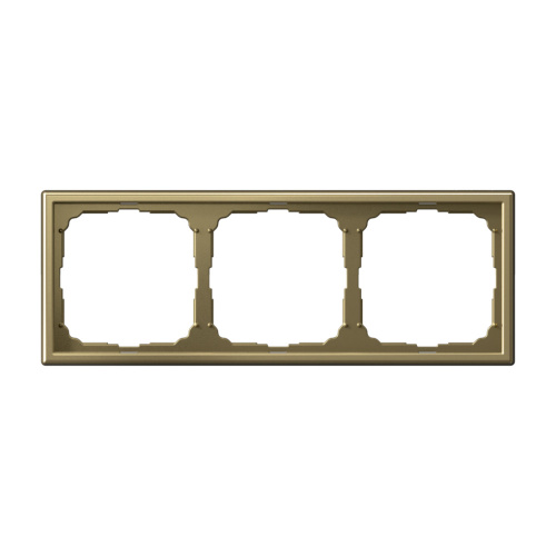 Systeme Electric ARTGALLERY 3-постовая РАМКА, ЗОЛОТО