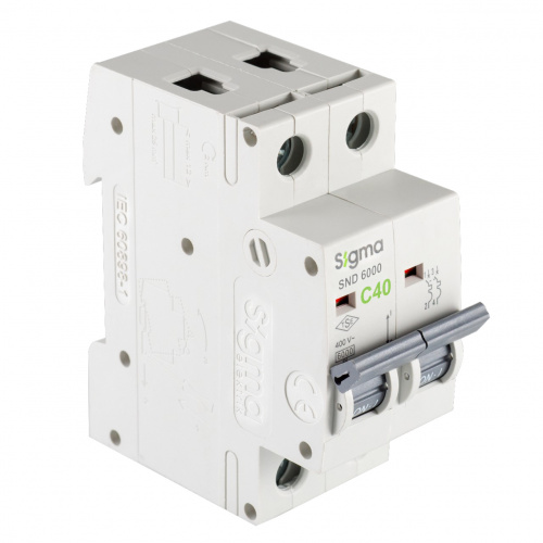 SIGMA Elektrik Автоматический выключатель 2P C 40A 6kA
