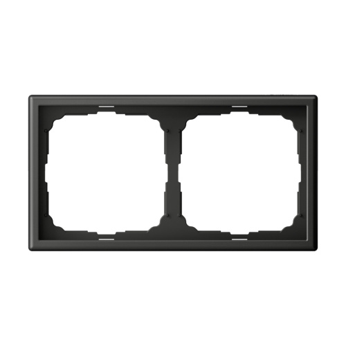 Systeme Electric ARTGALLERY 2-постовая РАМКА, универсальная, БАЗАЛЬТ