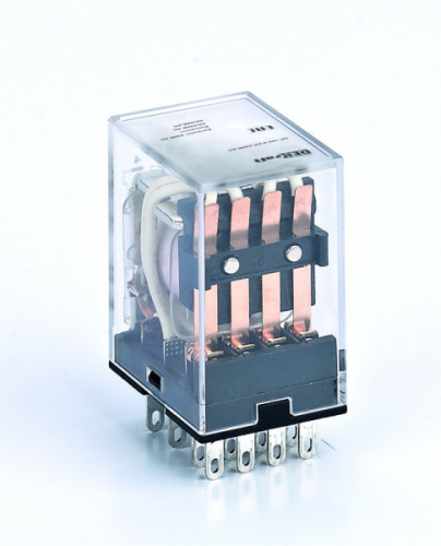 Schneider electric DEKraft Промежуточное реле 4 конт. с LED инд. 5А 12В DC ПР-102