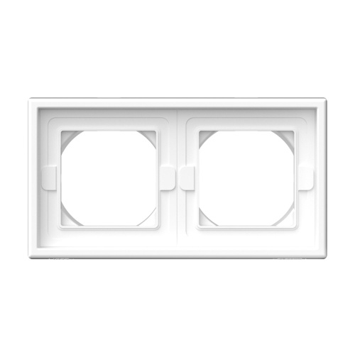 Systeme Electric ARTGALLERY 2-постовая РАМКА IP44,  БЕЛЫЙ