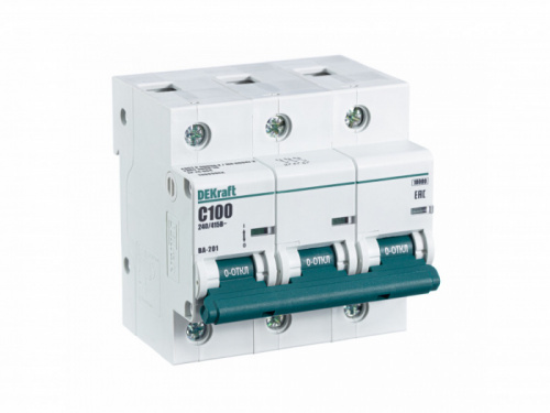 Schneider electric DEKraft Авт. выкл. 3Р 100А х-ка С ВА-201 10кА