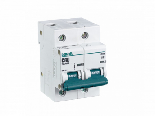 Schneider electric DEKraft Авт. выкл. 2Р 80А х-ка С ВА-201 10кА