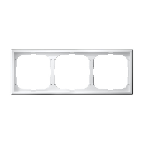 Systeme Electric ARTGALLERY 3-постовая РАМКА, универсальная, БЕЛЫЙ