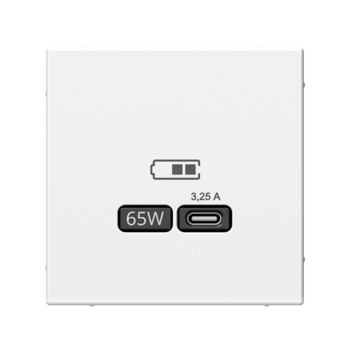Systeme Electric ARTGALLERY USB РОЗЕТКА тип-С 65Вт высокоскор.заряд. QC, PD, механизм, ЛОТОС