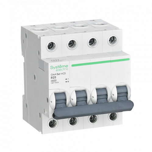 Systeme Electric (ранее Schneider Electric) City9 Set Автоматический выключатель (АВ) B 25А 4P 4.5kA 400В