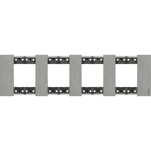 LIVING NOW.Декоративная рамка 4 поста (2+2+2+2 модуля).Цвет "Сталь"