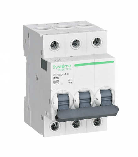 Systeme Electric (ранее Schneider Electric) City9 Set Автоматический выключатель (АВ) B 25А 3P 4.5kA 400В