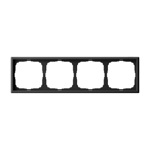 Systeme Electric ARTGALLERY 4-постовая РАМКА, универсальная, КАРБОН