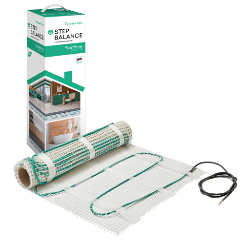 Systeme Electric STEP BALANCE Мат нагревательный SBM150025, 150 Вт/м2, 375 Вт, 2,5 м2