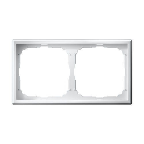 Systeme Electric ARTGALLERY 2-постовая РАМКА, универсальная, БЕЛЫЙ