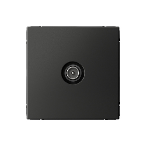 Systeme Electric ARTGALLERY TV РОЗЕТКА оконечная 1DB, механизм, БАЗАЛЬТ