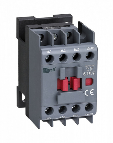 Schneider electric DEKraft Контактор 6А 48В АС3 АС4 1НО КМ-102
